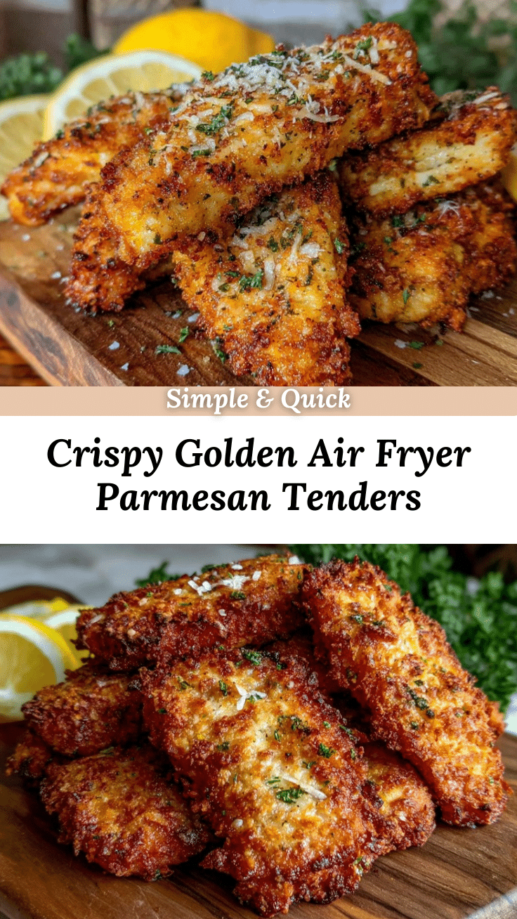 crispy air fryer parmesan chicken tenders recipe