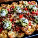crispy sheet pan loaded irish nacho board - featured image