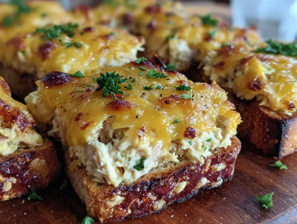 crispy tuna melt air fryer - featured image