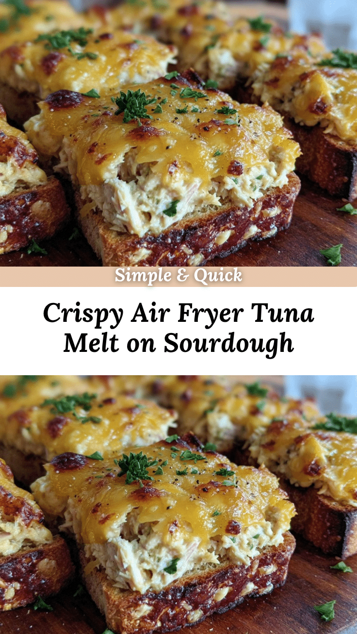 crispy tuna melt air fryer recipe