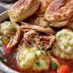 crockpot chicken and dumpling soup - featured image