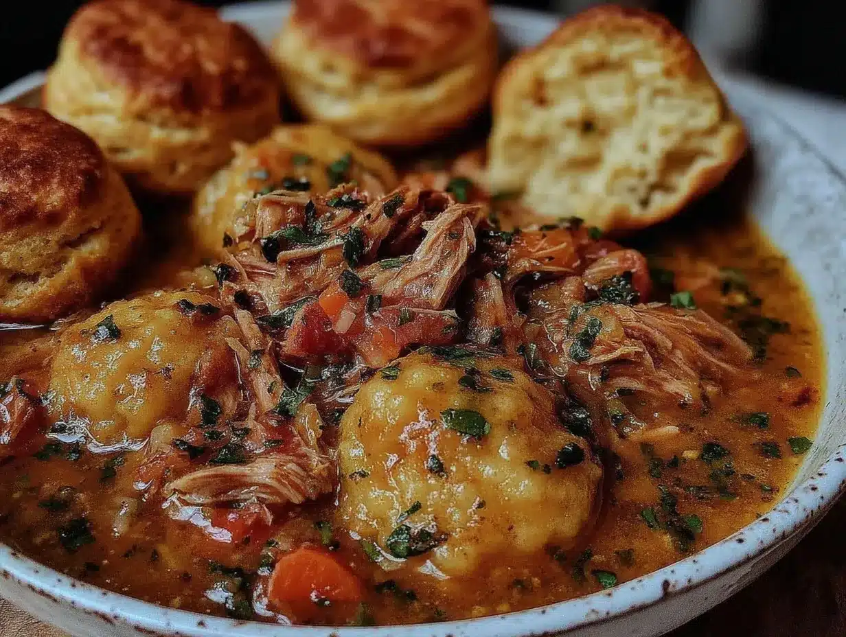 crockpot chicken and dumpling soup preparation steps