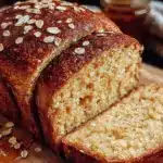 easy honey oat bread - featured image