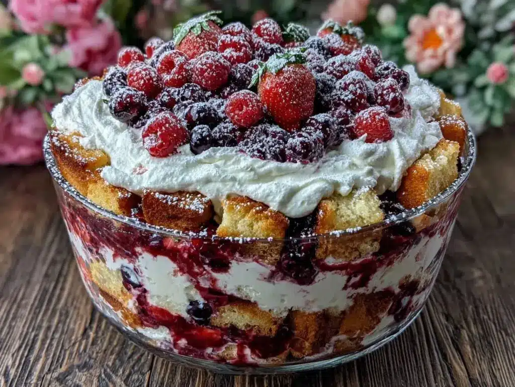 Easy Layered Berry Trifle - featured image