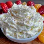 easy whipped cream cheese fruit dip - featured image