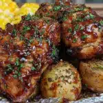 foil packet bbq chicken - featured image