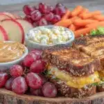 fresh after-school snack board for kids - featured image