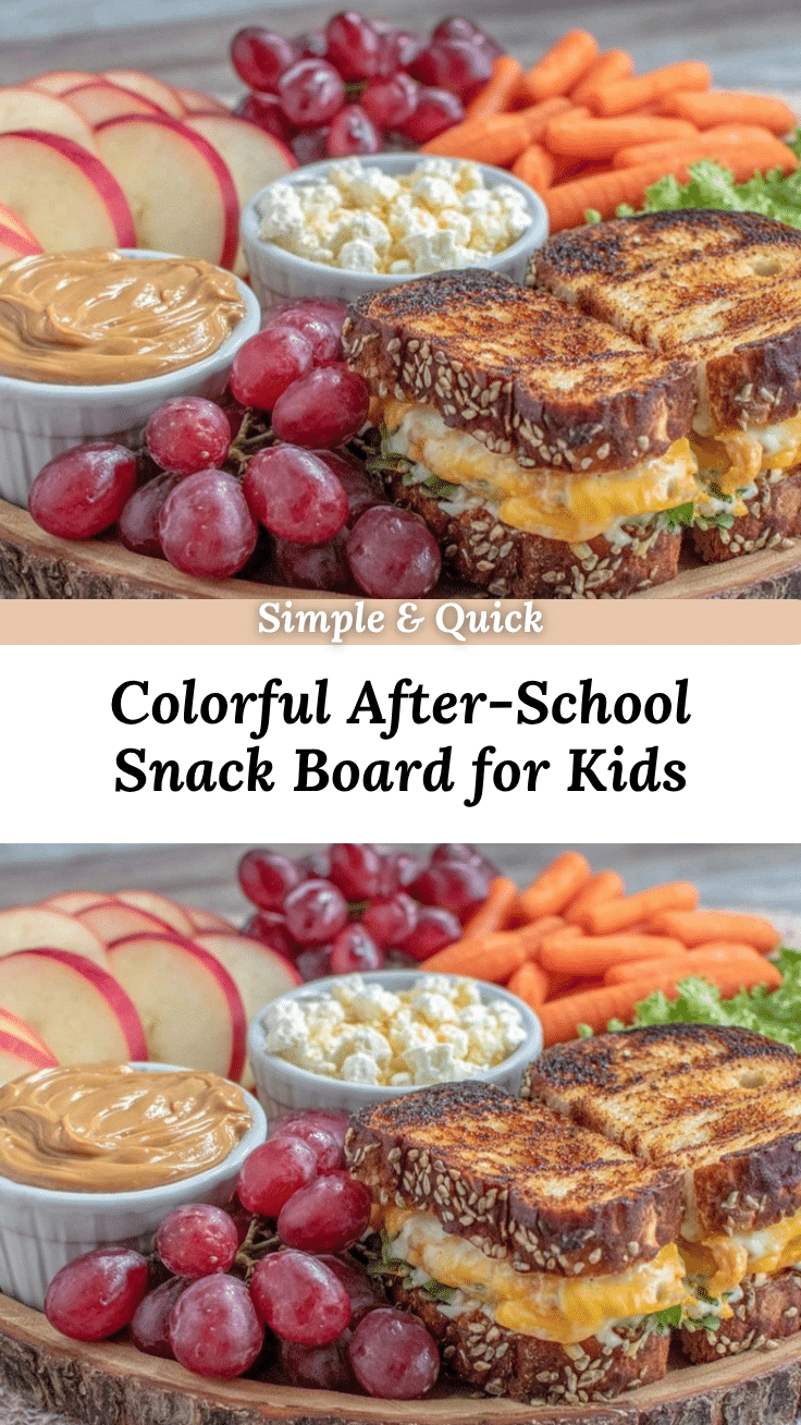 fresh after-school snack board for kids recipe