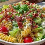 fresh blt pasta salad - featured image