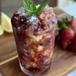 frozen strawberry lemonade slush - featured image