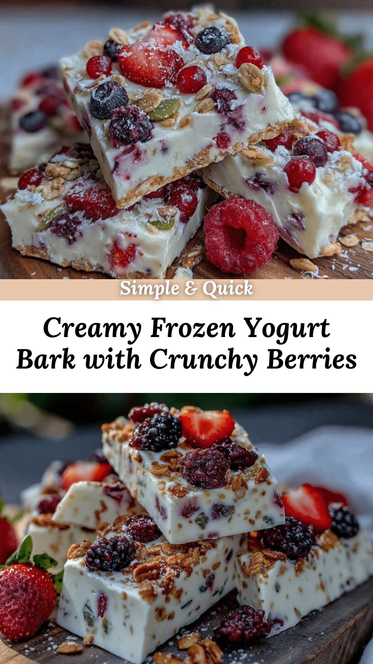 frozen yogurt bark recipe