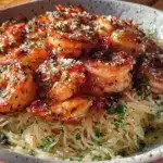 garlic butter shrimp scampi - featured image