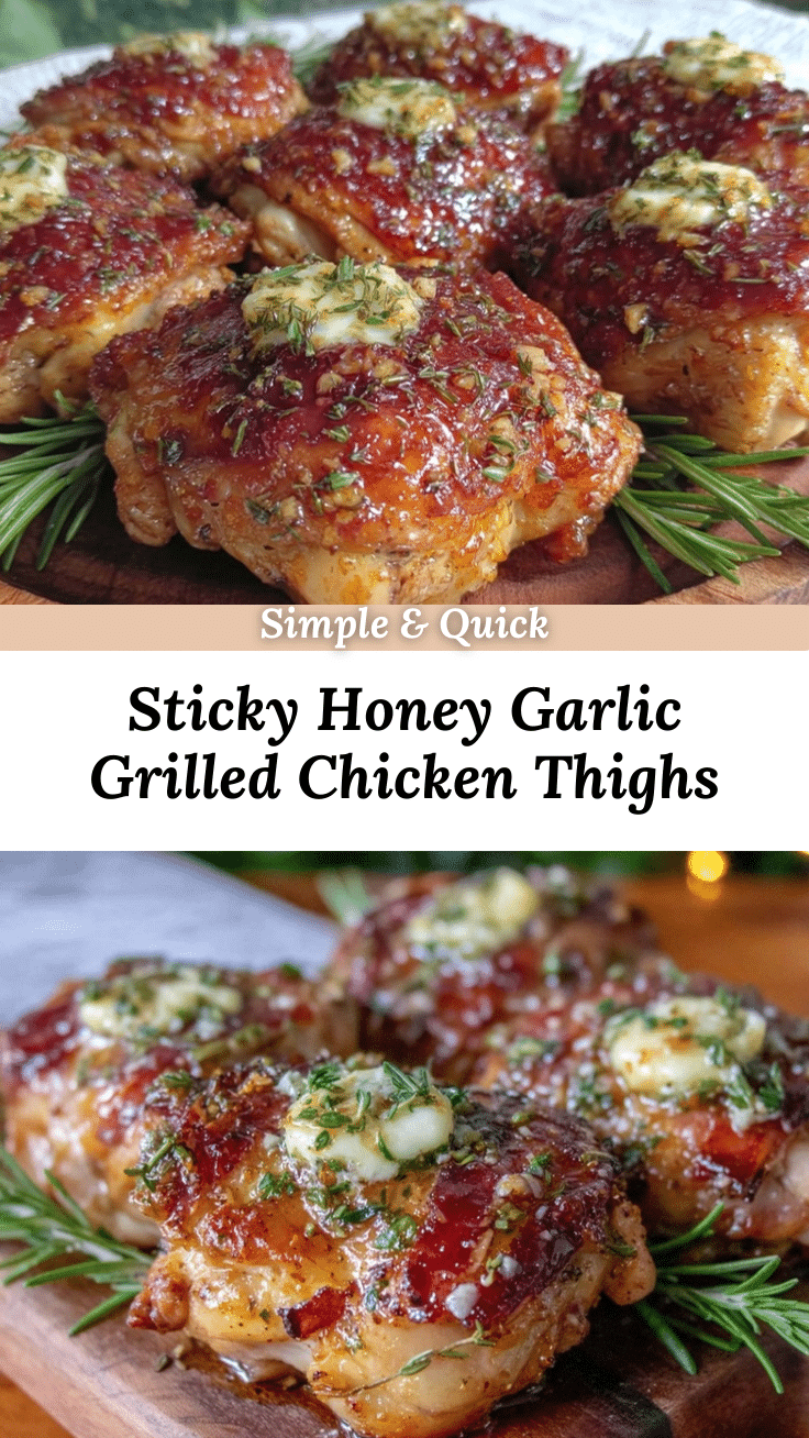 honey garlic grilled chicken thighs recipe