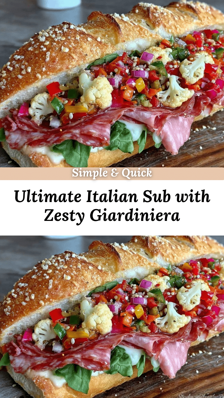 Italian sub sandwich recipe