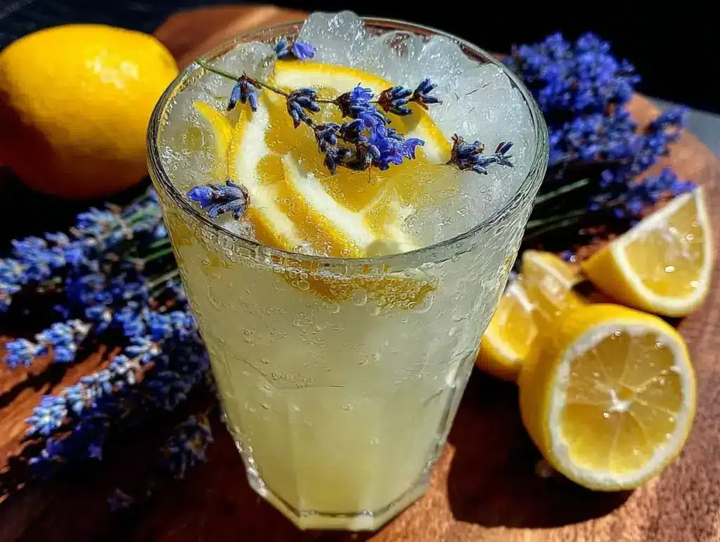 lavender lemonade recipe - featured image