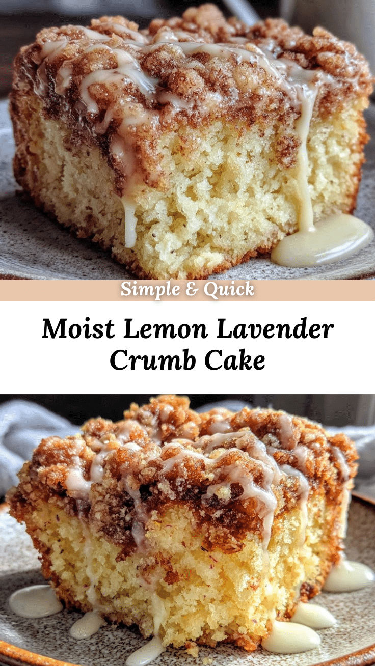 lemon lavender crumb cake recipe