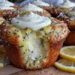 lemon poppy seed muffins - featured image