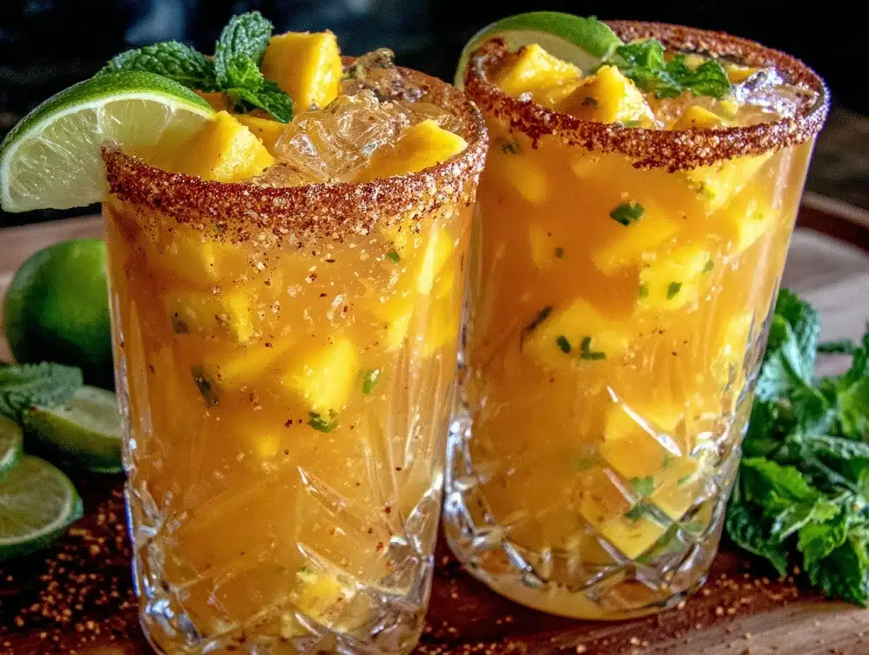 mango tajín agua fresca preparation steps