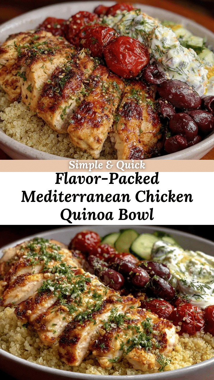 Mediterranean chicken bowl recipe