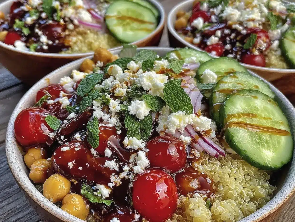 Mediterranean quinoa salad preparation steps