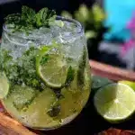 mint mojito mocktail - featured image