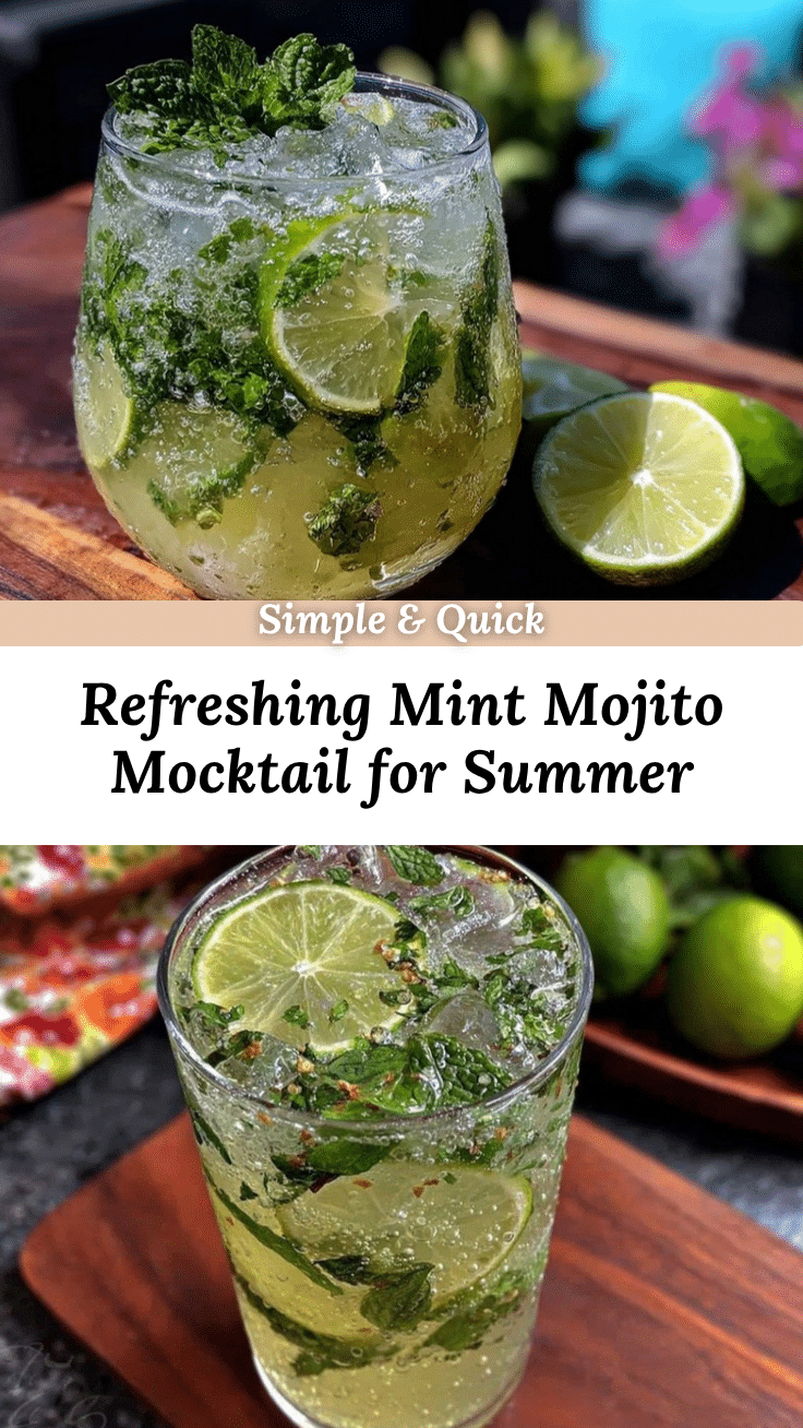 mint mojito mocktail recipe