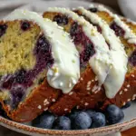 moist blueberry banana bread - featured image