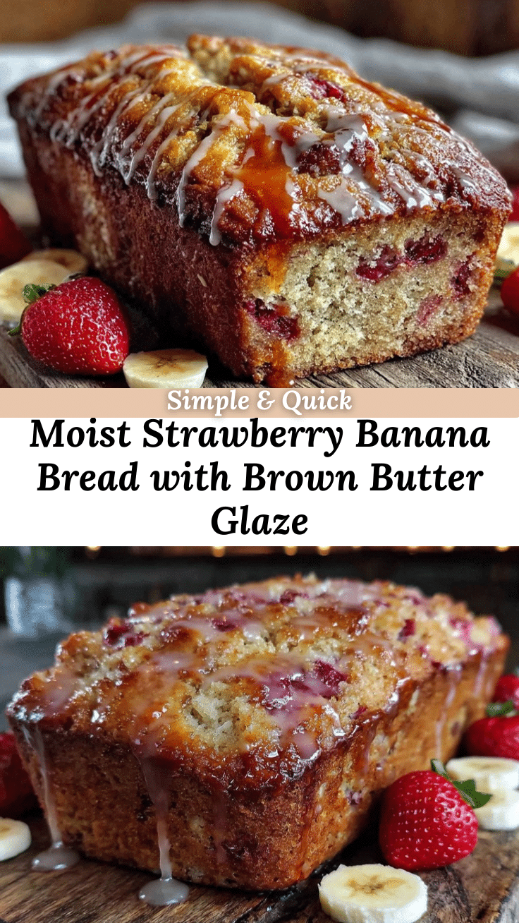 moist strawberry banana bread recipe