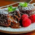 molten chocolate lava cake for two - featured image