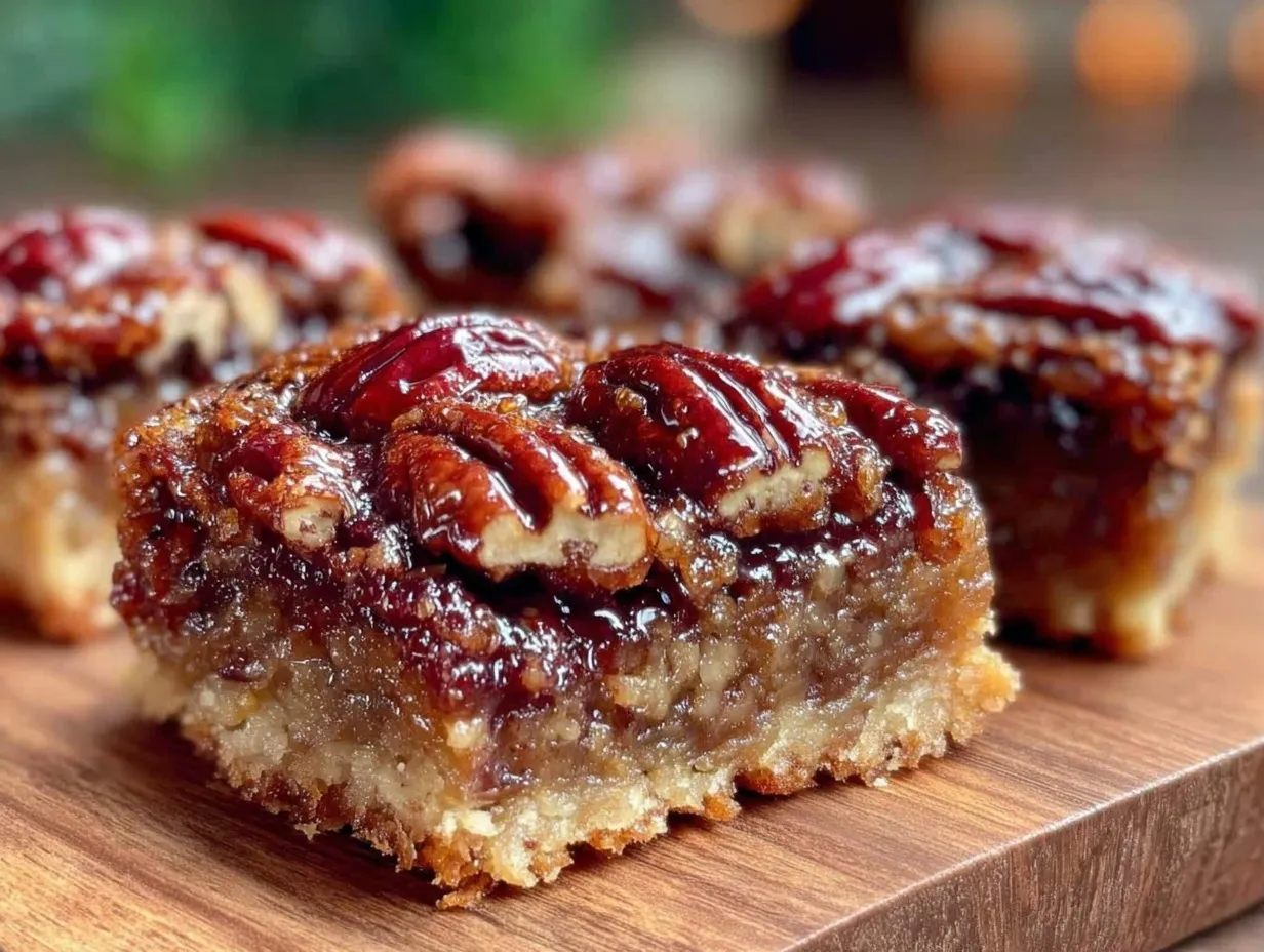 no-corn-syrup pecan pie bars preparation steps
