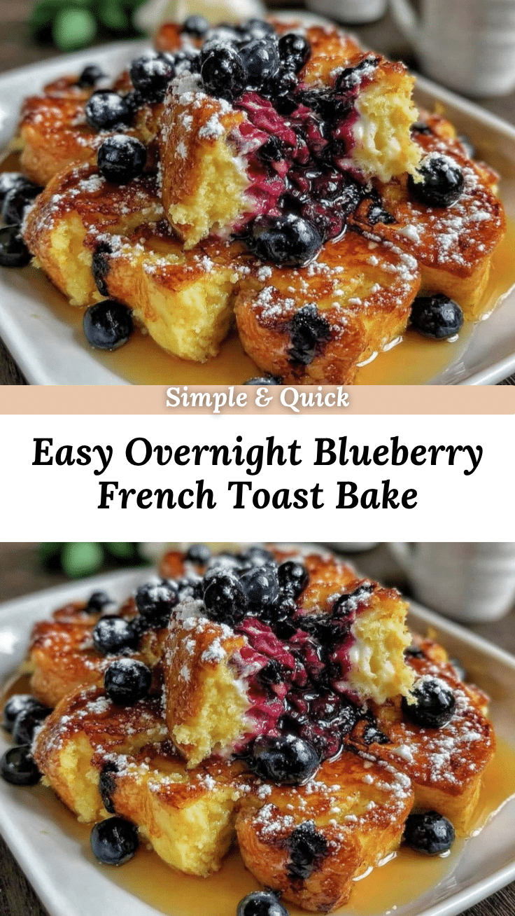 overnight blueberry french toast bake recipe