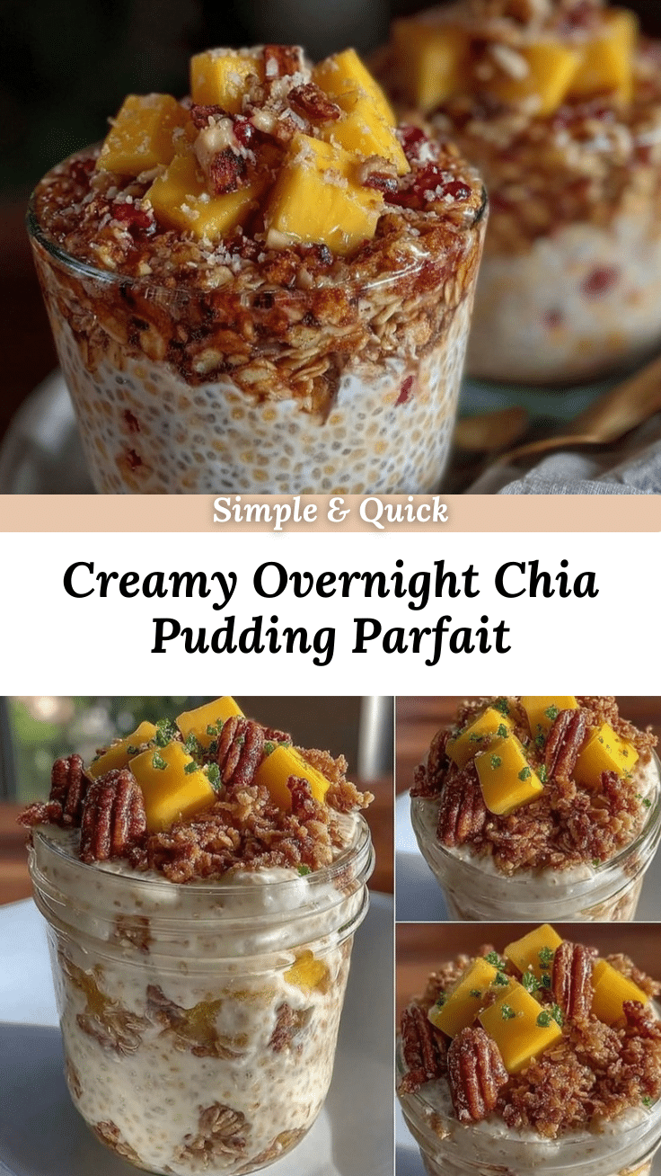 overnight chia pudding parfait recipe