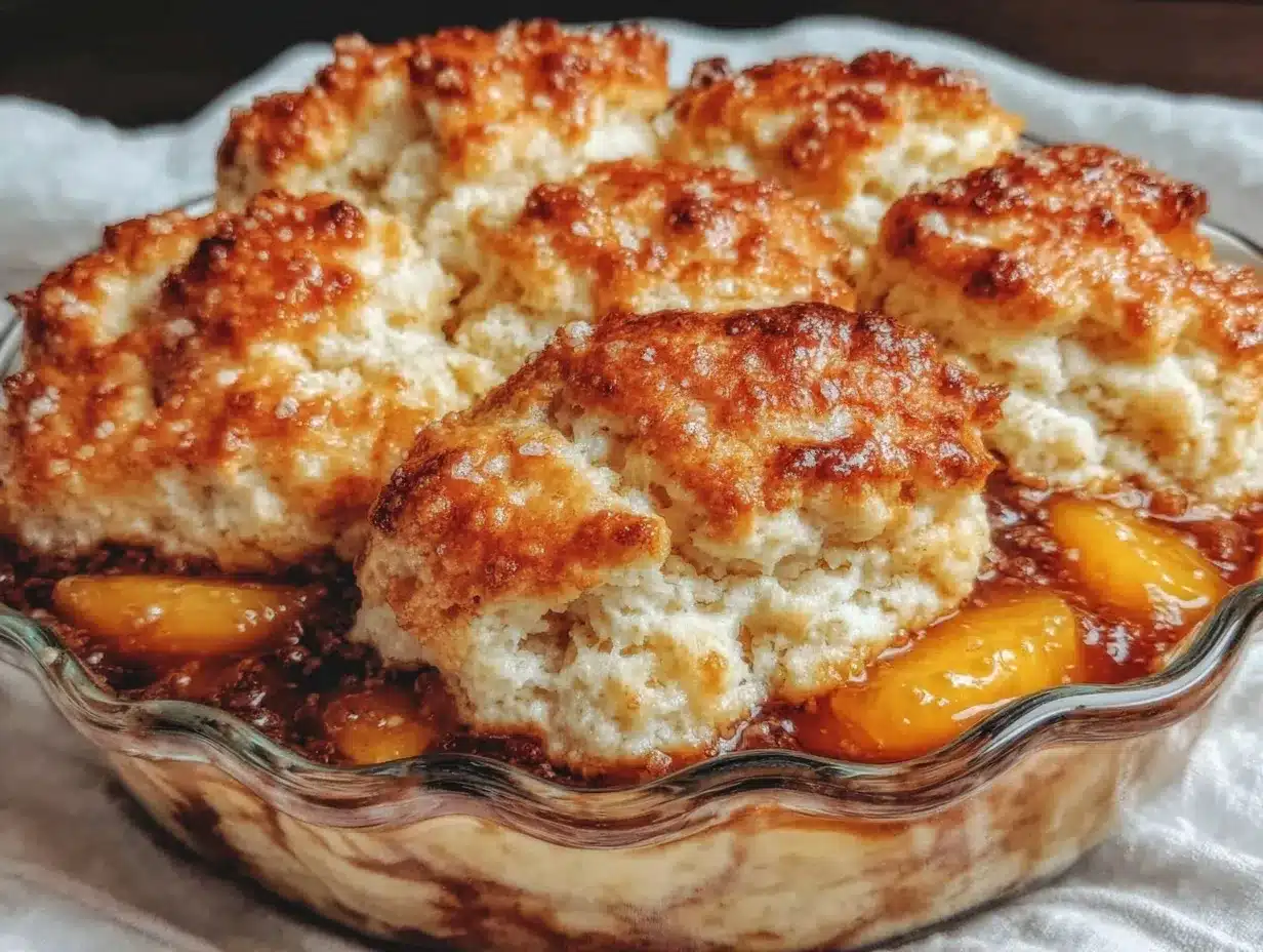 peach cobbler recipe preparation steps