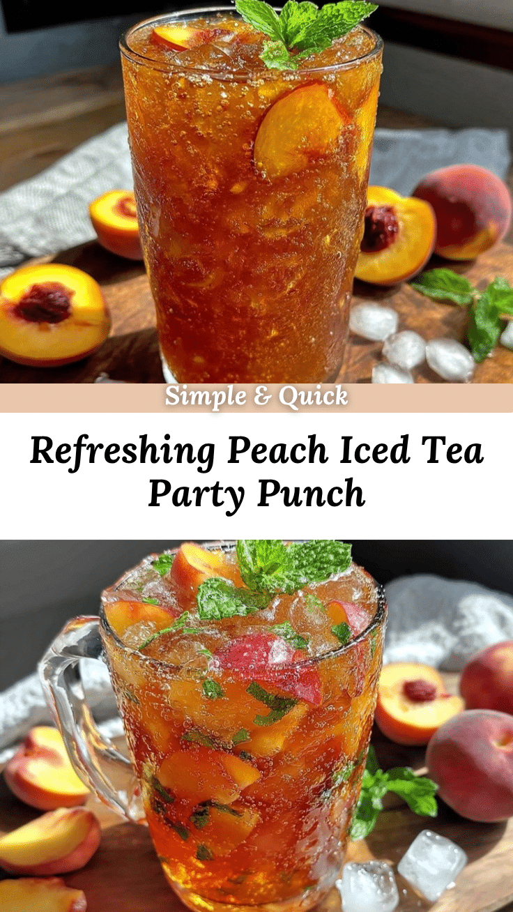 peach iced tea punch recipe