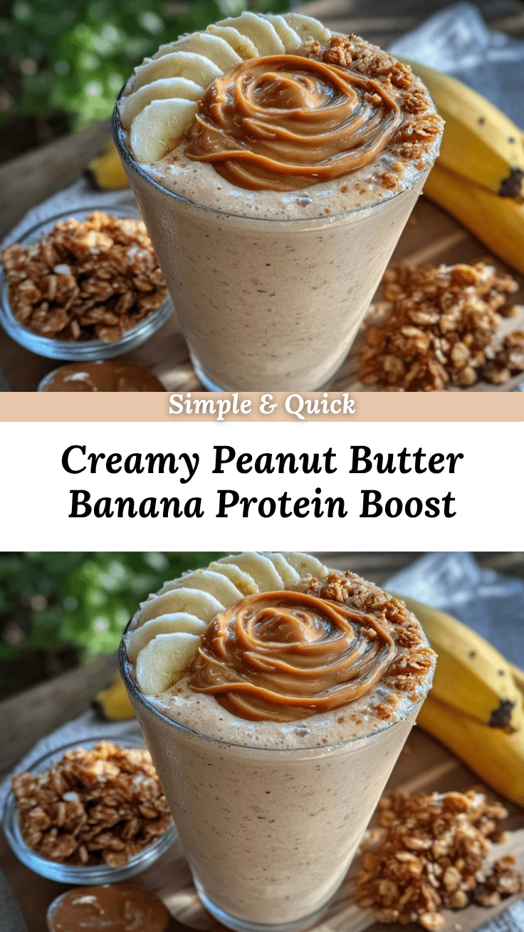 peanut butter banana protein smoothie recipe