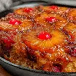 pineapple upside-down skillet cake - featured image