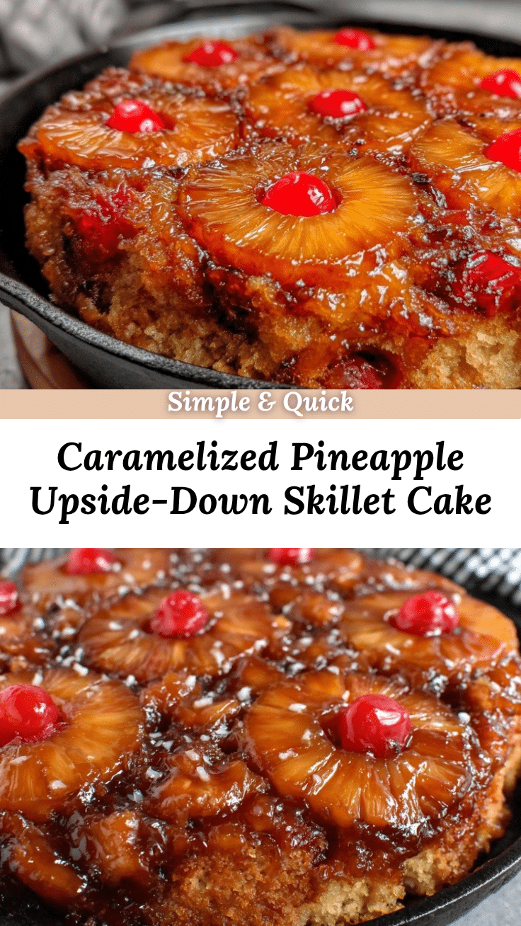 pineapple upside-down skillet cake recipe