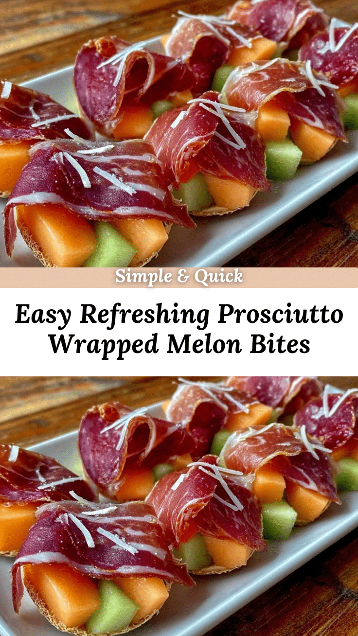 prosciutto-wrapped melon bites recipe