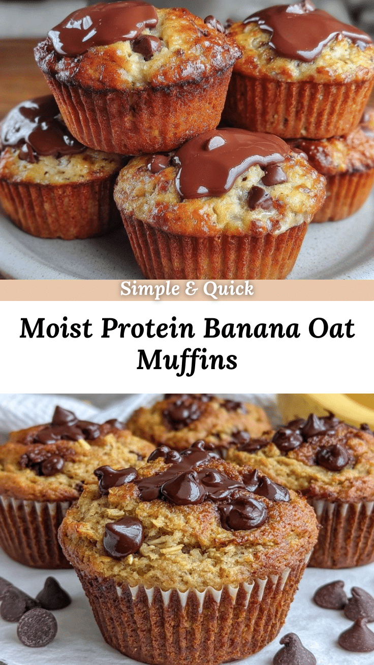 protein banana oat muffins recipe
