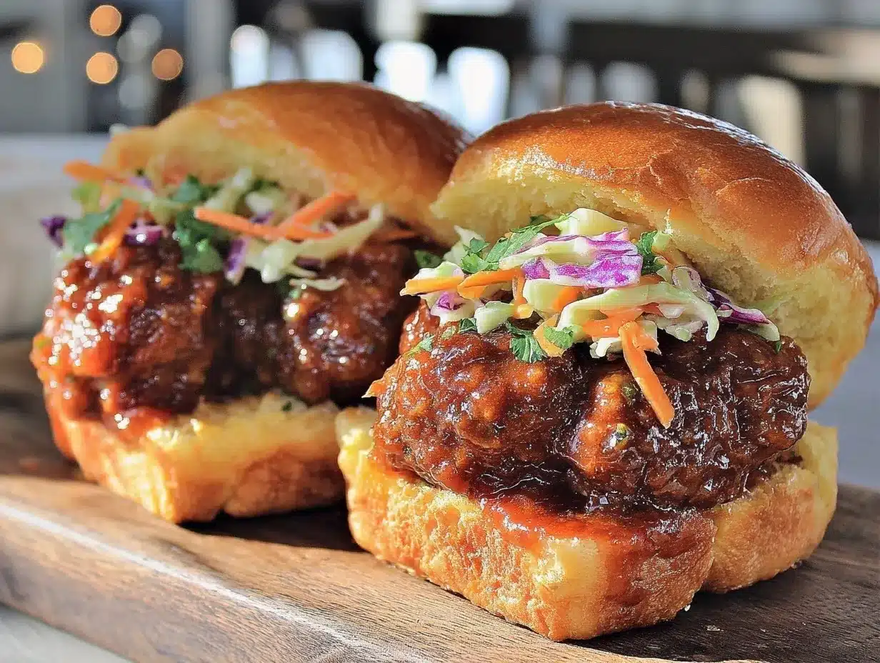 slow cooker bbq meatball sliders preparation steps