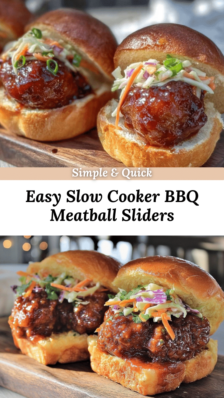 slow cooker bbq meatball sliders recipe