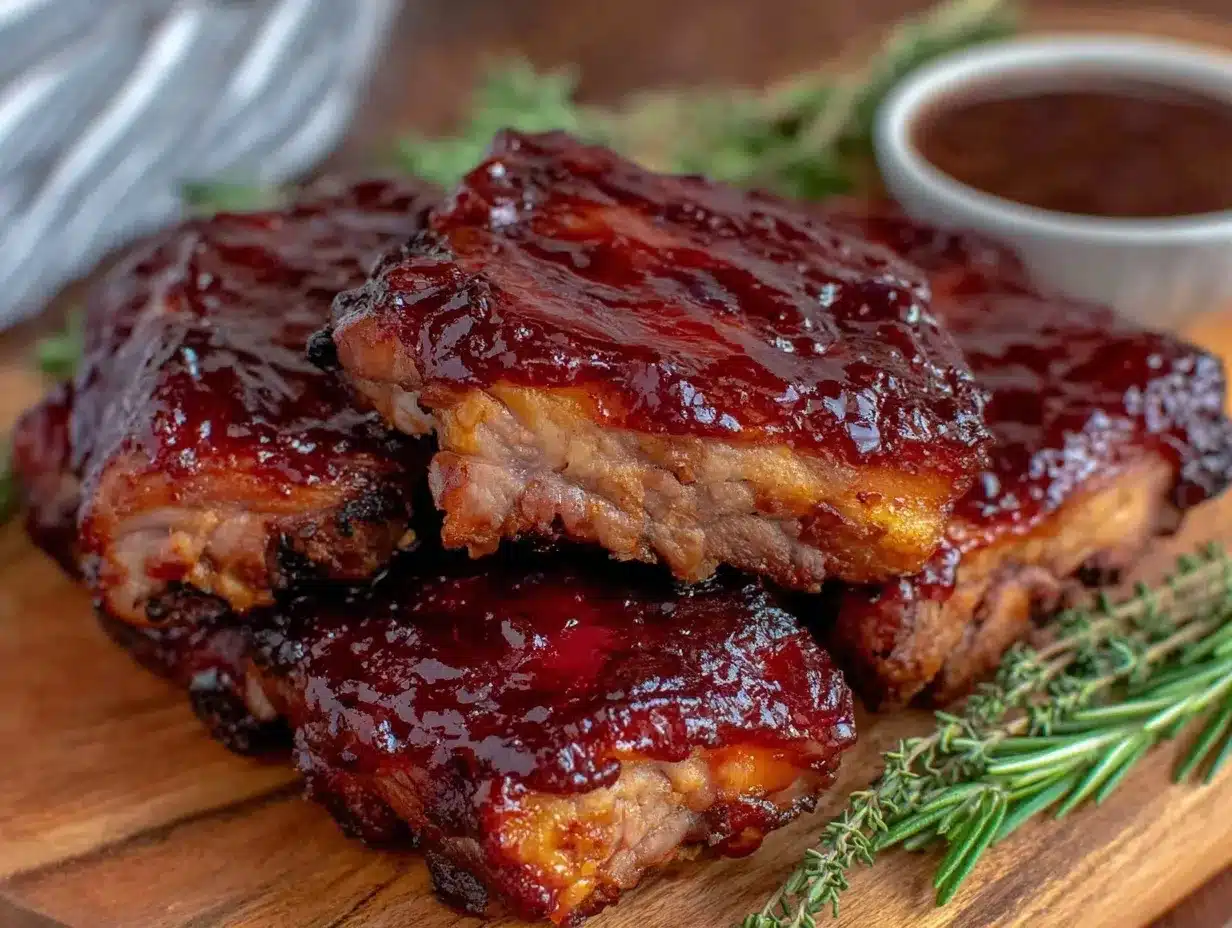 slow cooker honey garlic baby back ribs preparation steps