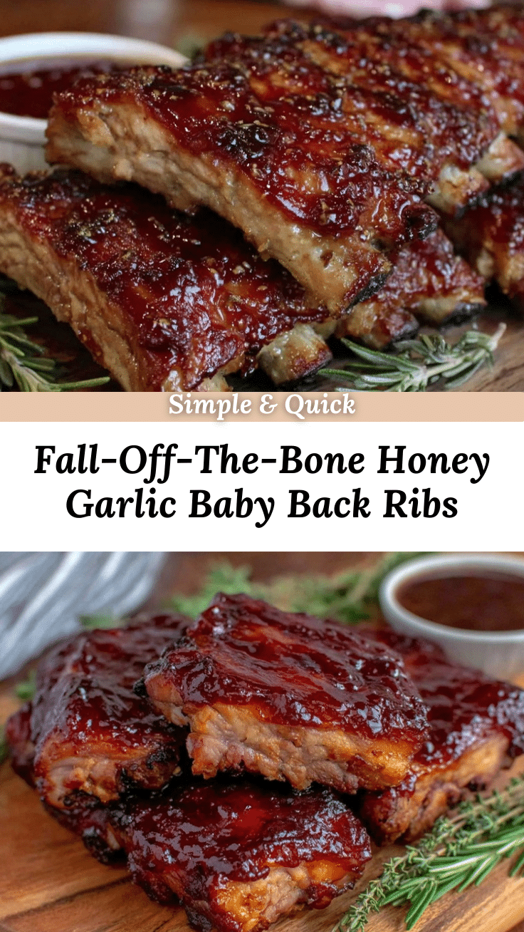 slow cooker honey garlic baby back ribs recipe