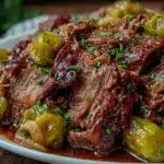 slow cooker Mississippi pot roast - featured image