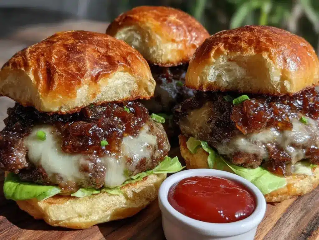 smash burger sliders - featured image