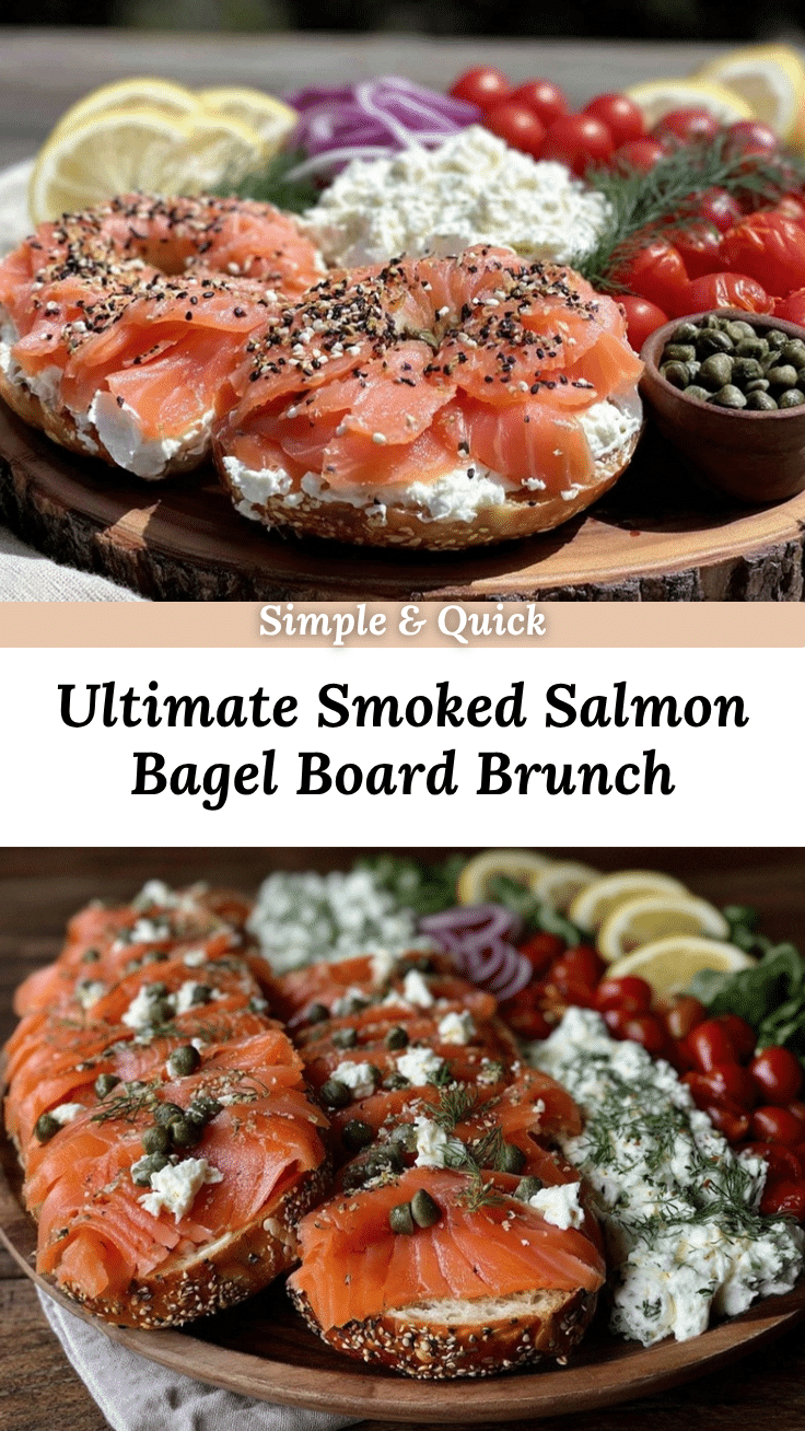 smoked salmon bagel board recipe