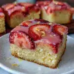 strawberry lemonade bars - featured image