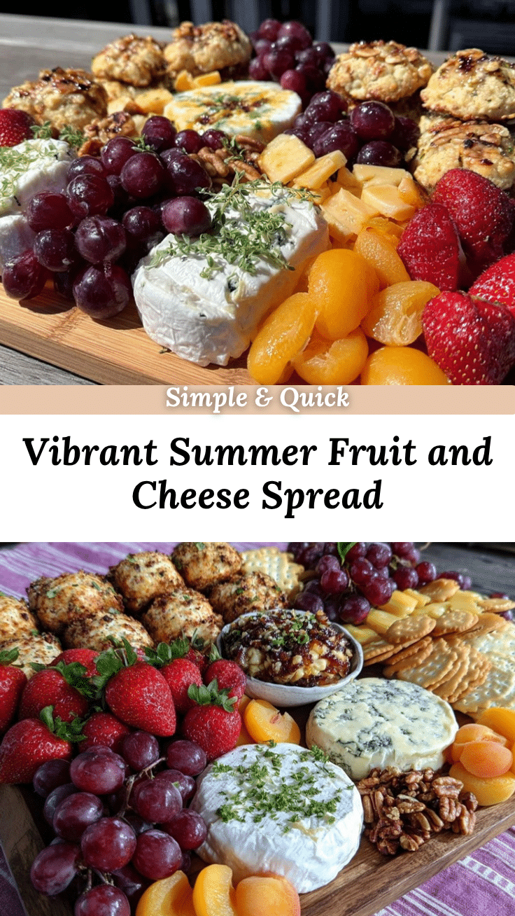 summer fruit and cheese grazing table recipe