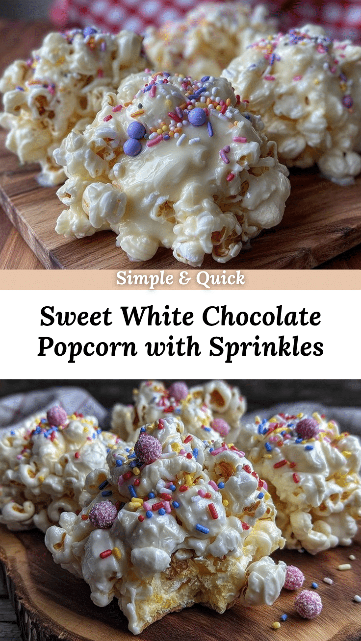 sweet white chocolate popcorn recipe