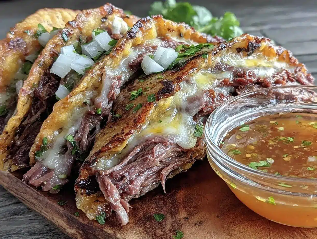 tender crockpot beef birria tacos preparation steps